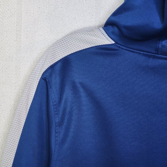 NFL Team Apparel Youth Indianapolis Colts Blue Poly Pull Over Hoodie Size XXL 18 - Picture 12 of 16